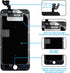 iPhone 6S Screen Replacement 4.7" - LCD Complete Repair Kit with Earpiece, Tools, Black