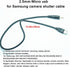 2.5mm-Micro Nx1000/Nx2000/Nx300 (SR2NX2) USB Camera Remote Shutter Release Cable Wire for Samsung Accessories Used