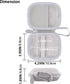 Baval for Anker Soundcore Work Portable AI Voice Recorder Hard Travel Case(White Case)