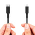 AT&T USB C to Lightning Fast Charging Cable for Apple iPhone, iPad, Samsung Galaxy, Google Pixel (Black, 6 Ft)