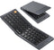 ProtoArc Foldable Compact Keyboard, XK04 Portable Bluetooth Keyboard with PU Leather Cover, Pocket-Sized for Travel