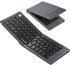 ProtoArc Foldable Compact Keyboard, XK04 Portable Bluetooth Keyboard with PU Leather Cover, Pocket-Sized for Travel