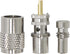 PL 259 Connectors, 5-Pack PL-259 UHF Male Solder Connector Plug with Reducer, Teflon Material 50ohm for RG59, RG8, RG8x, LMR-400, RG-213 Coaxial Cable Compatiable with Ham Radio Antenna by RFAdapter