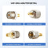 Anina 4pc SMA - UHF FR Coaxial Connector Kit, SMA to PL259 UHF VHF Crimp Coax Adapter for CB Radio