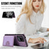 Asuwish Samsung Galaxy S20 Ultra 5G Wallet Case with Card Holder, Tempered Glass, Crossbody Strap - Purple for Women &