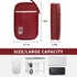 Portable Waterproof Travel Cable Organizer Bag Pouch for Electronic Accessories, Charger, Phone, Hard Drive, SD Card -