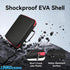 LINKOceans BT-168 210+ 9V, Battery Organizer with Tester,EVA Battery Storage Case for AA AAA C D Fireproof Waterproof