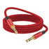 MOSWAG 3.5mm Aux Cord Male to Male, 6.6FT/2Meter Nylon Braided Stereo Jack Cable for Phones, Headphones, Speakers
