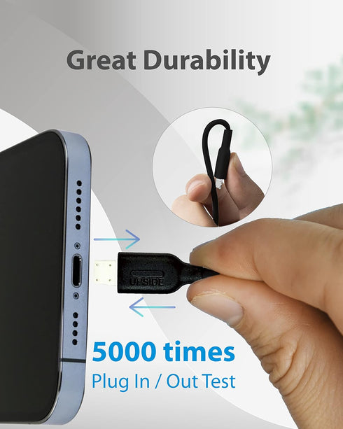 Gigastone ?5-Pack? Charging Cable for Apple Lightning Devices, 3ft Fast Charge 12W, Compatible with iPhone, iPad, Charging only, Data Sync not Supported, Black