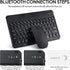 Ultra-Slim Bluetooth Keyboard and Mouse, Portable Mini Wireless Keyboard for Apple iPad iPhone Samsung Android Windows