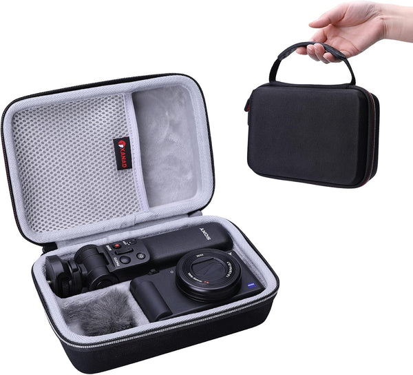 XANAD Hard Case for Sony ZV-1/Sony ZV-1 II/Sony ZV-1F Camera with Vlogger Accessory Kit Tripod (GP-VPT2 BT) and