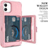 WeLoveCase iPhone 11 Wallet Case for Women, Men Defender Credit Card Holder Cover with Hidden Mirror, Shockproof