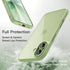 JETech 17 6.3-Inch, Case for iPhone Shockproof Phone Bumper Cover, Solid Color Matte TPU Frame, Anti-Scratch Clear Back