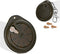 Kiorafoto Rotatable LR41 Size 312 Hearing Aid Battery Case,Slim Portable Hearing Aid Batteries