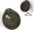 Kiorafoto Rotatable LR41 Size 312 Hearing Aid Battery Case,Slim Portable Hearing Aid Batteries