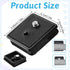 Bruislard (41x44.5x11.5mm) Tripod Quick Release Plate Camera Tripods Mount Adapter with Screws Camera Mounting Parts