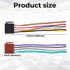 Qulkws 8+8 Pin Universal Car Radio Stereo Wiring Harness Car Audio Video Wire Cable Power Speaker Connector Radio