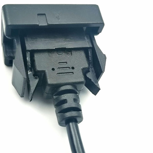 Car Dash Flush Mount USB Port Panel Extension Cable Adapter for Toyota Vios/ALTIS (35 24mm)