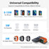 2 in 1 Foldable Mini Travel Wireless Charger Stand for Apple, KUXIU Aluminum Alloy Magnetic Charging Station for iPhone