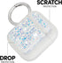 Case-Mate Soft Silicone Protective AirPod Case Cover with Keychain Ring, Compatible with AirPods Series 1 & 2, Twinkle