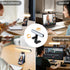 yAyusi Video Conference Light, LED Streaming Lighting for Laptop Computer Monitor, Desk Selfie Ring Light with Remote