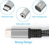 2-in-1 USB C to 3.5mm Headphone & Charger Adapter, Fast Charging Dongle for Google Pixel 4, Galaxy S22/S21/S20 (Silver)