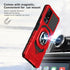 Ailiber TCL 40XL Case - Military Grade Shockproof Cover with Screen Protector & Ring Kickstand for Jitterbug Smart