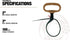 Southwire CLPT03 3-Inch Adjustable Heavy Duty Clamp Tie with Rotating Handle, Reusable Zip Down Cable, Brown