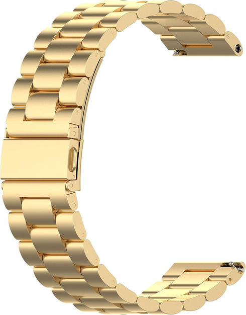 FitTurn Bands Compatible with AIKELA Smartwatch, Stainless Steel Replacement Strap Buckle Metal Wrist Band