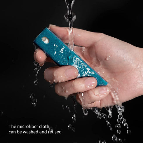 2 Acuvar 3 in 1 Reusable Fingerprint Proof Screen Mist Spray Cleaner - with Microfiber and Phone Stand for Phones,