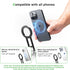 FANAUE 17 16 Magnetic Phone Tripod Holder, Foldable Cell Phone Stand for iPhone Compatible with Magsafe iPhone Plus Pro
