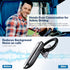 Truck Driver Bluetooth Headset, Wireless Earbuds with Earhooks, IPX7 Waterproof, Dual Microphone Earpiece, In Ear Hands