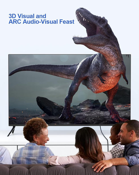 4K 6.6FT 2-Pack, 2.0 4K@60Hz, 2K@144Hz, 3D, Dolby, 2.2, PS5, PS4, HDMI Cable HDMI to HDMI Cable High Speed HDMI Cord