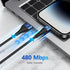 3Pack iPhone Charger Cable 3ft - Apple MFi Certified USB A to Lightning, Fast Charging, Braided, Compatible with iPhone