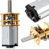 priaolker 12V 200RPM GA12-N20 3mm (2 Micro DC Gear Motor with All-Metal Gear Box Motor Shaft High Torque Gear Motor
