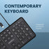 Perixx PERIBOARD-210C Wired Full-Size USB C Keyboard with Quiet Scissor Keys - Compatible with Mac, Windows, Tablets