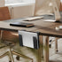 ZJRDYYK Desk Side Storage Organizer, Hanging Desk Side Laptop Holder, Vertical Laptop Stand Holder, Computer Desk Side