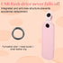 Ymapinc Pink Leather USB Flash Drive Case, Cute Pink Thumb Drive Holder for Women Girls, Portable Keychain USB Pouch