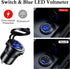 BATIGE PD 45W USB C Quick Charger 18W USB 3.0 Charger Socket Waterproof with Switch for 12V/24V Car Boat Marine