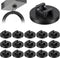 15 Pcs Magnetic Zip Tie Mount Base Black Magnetic Cable Clips Wire