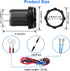 12V 60W USB C Car Charger Socket, 30W PD Type-C & Dual QC 3.0 USB Socket Port, Quick Charge Socket with Touch Switch
