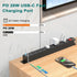 QBA 8 Outlet Heavy Duty Power Strip with USB C, 6ft Cord, Wall Mount for Home Office