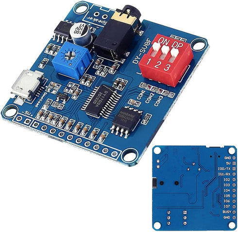 DEVMO Voice Playback Module Music Player Voice prompts Voice Broadcast Device MP3 Trigger