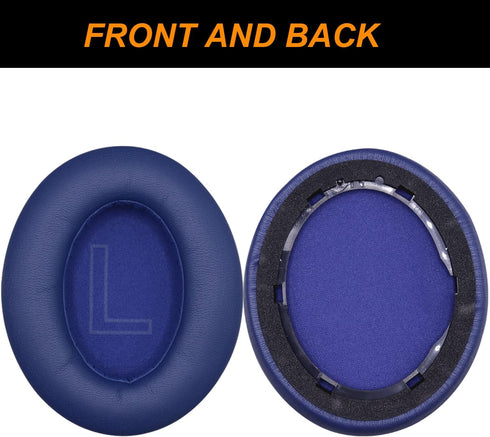 Replacement Ear Pads for Anker Soundcore Life Q20 Headphones, Comfortable Memory Foam & Protein Leather (Blue)