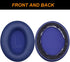 Replacement Ear Pads for Anker Soundcore Life Q20 Headphones, Comfortable Memory Foam & Protein Leather (Blue)