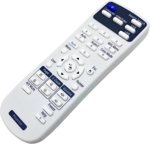 Epson Projectors Remote Controller 1515069 for EX31, EX51, EX71, EX3200, EX5200, EX7200, PowerLite 79, 1220, 1260, Home
