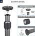 INNOREL ER282C Universal Carbon Fiber Tripod with 10 Layers, Center Column Extension for DSLR Cameras