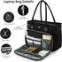 Stylish Teacher Tote Bag for Women - Spacious Work Bag with Laptop Compartment and Shoulder Strap