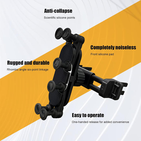 Sunvie Invisible Car Phone Holder, Rotatable Air Vent Cell Phone Mount with Gravity Bracket, Universal Anti-Shake