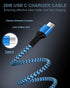 4 Pack/6FT Android Charger Fast Charging Cable for iPhone 16/16 Pro/16 Pro Max/16 Plus, C to C Cord for Auto Car